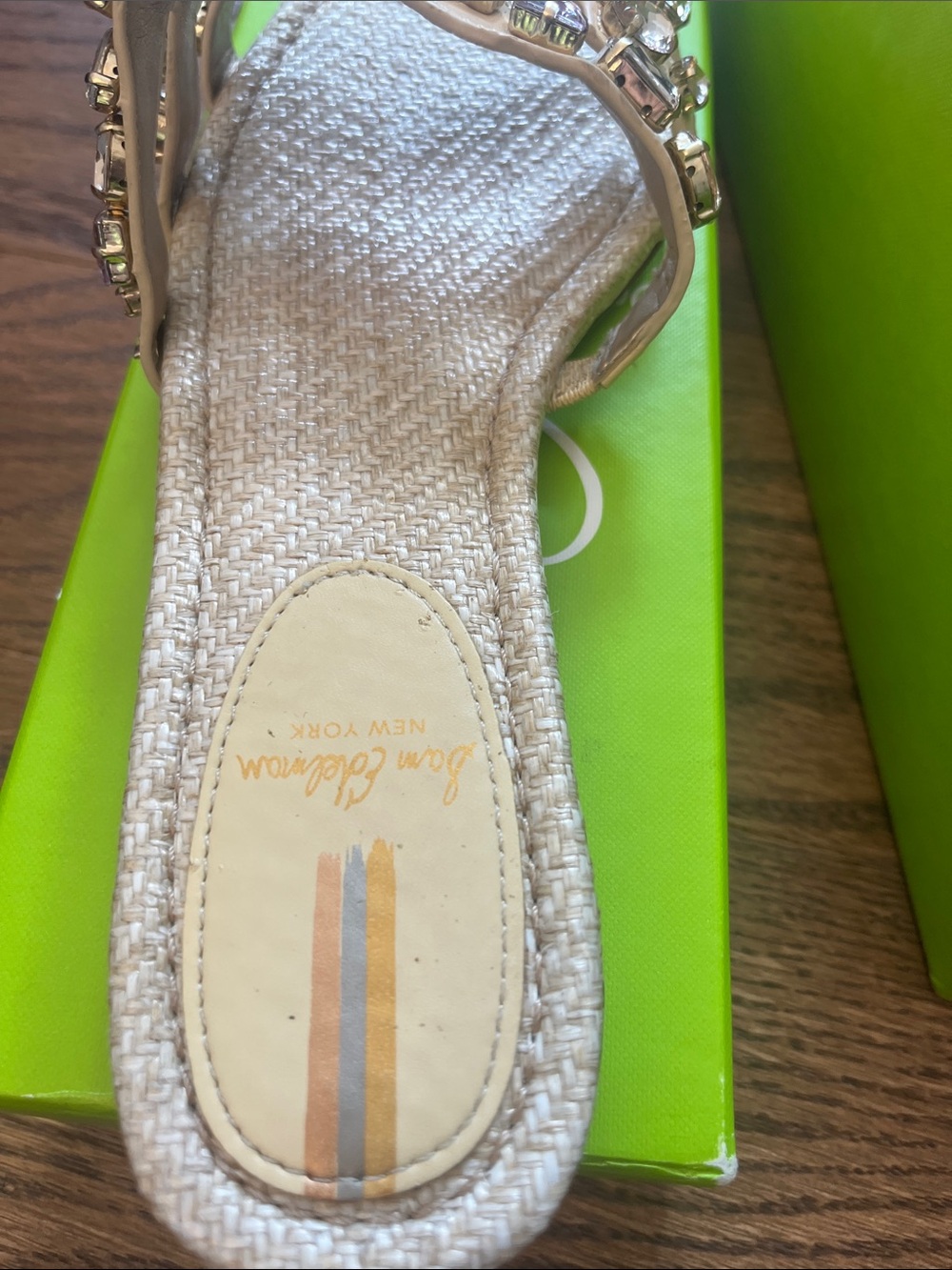 Stunning Sam Edelman
Women's Bay Jewel Slide Sandals size 9 NIB - Picture 5 of 6